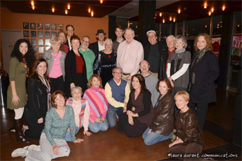 L-R, row 1: Cathy Dresbach, Joan Silberschlag, Patti Davis, Tony Hodges, Maria Amorocho, David Vining, Lisa Fogel, Mary Lou Westerfield Row 2: Jaime Fox, Maren MacLean (kneeling), Judy Rollongs, Patti Nieman, David Ira Goldstein, Pat lawson, Kyle Lawson, Ben Tyler, Larry Soller, Linda DeArmond, Michele Goldstein Row 3: Elaine "E.E." Moe, David Dickinson, Rusty Ferracane, Toby Yatso Photo credit: Laura Durant, Durant Communications